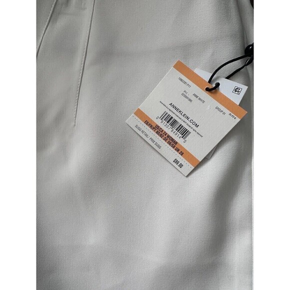 Anne Klein Plus Size Contour Fit Bowie Off White Comfort Fit Straight Leg 24W - Picture 4 of 4